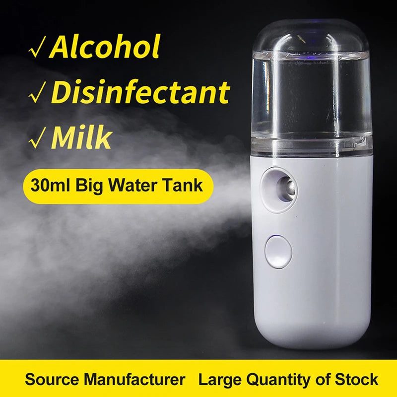 Mini Nano Face Steamer | USB Moisturising Facial Mist Sprayer