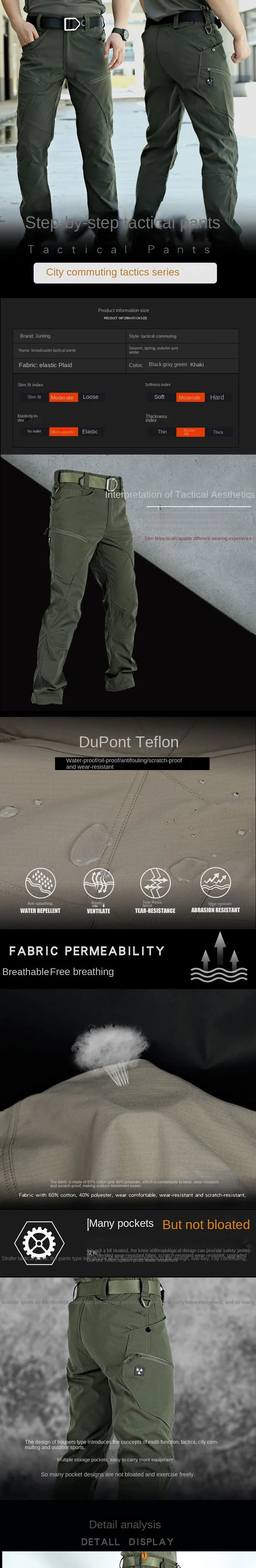 Cut-Resistant Tactical Trousers