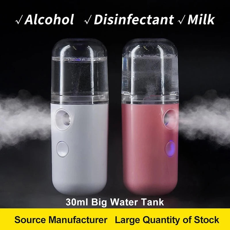Mini Nano Face Steamer | USB Moisturising Facial Mist Sprayer