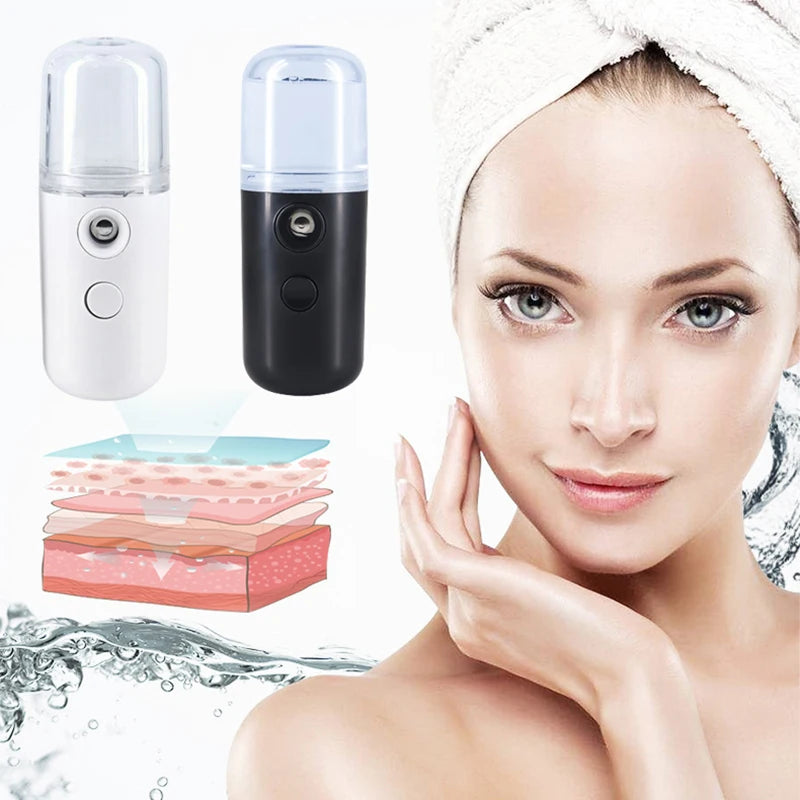 Mini Nano Face Steamer | USB Moisturising Facial Mist Sprayer